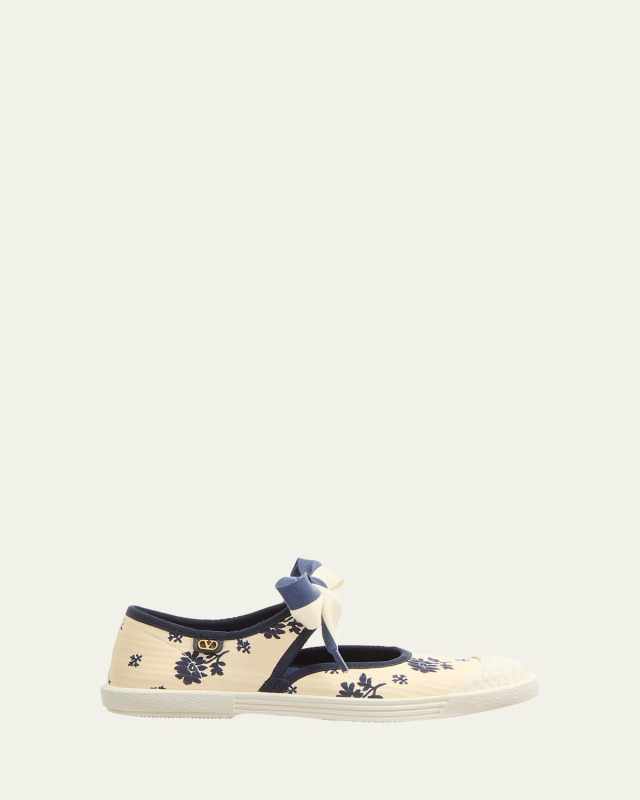 Bay By Bay Floral Bow Sneakers